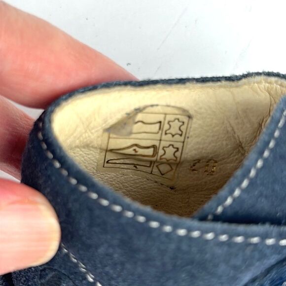 NATURINO Baby BOY'S Navy Blue Suede Thick Single Hook and Loop Chukka Boots 4,5 - Picture 13 of 14
